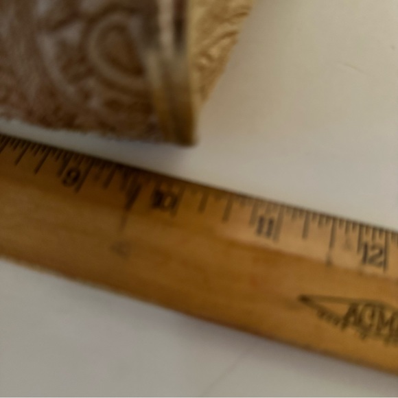 Set of 2 Cosmetic Bags with Plastic Lining and Gold Threading Detail - Picture 12 of 15